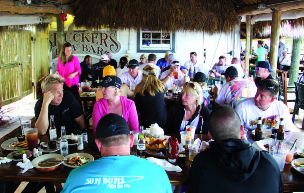 The MTI owners enjoyed good food and good conversation during one of the lunch stops.