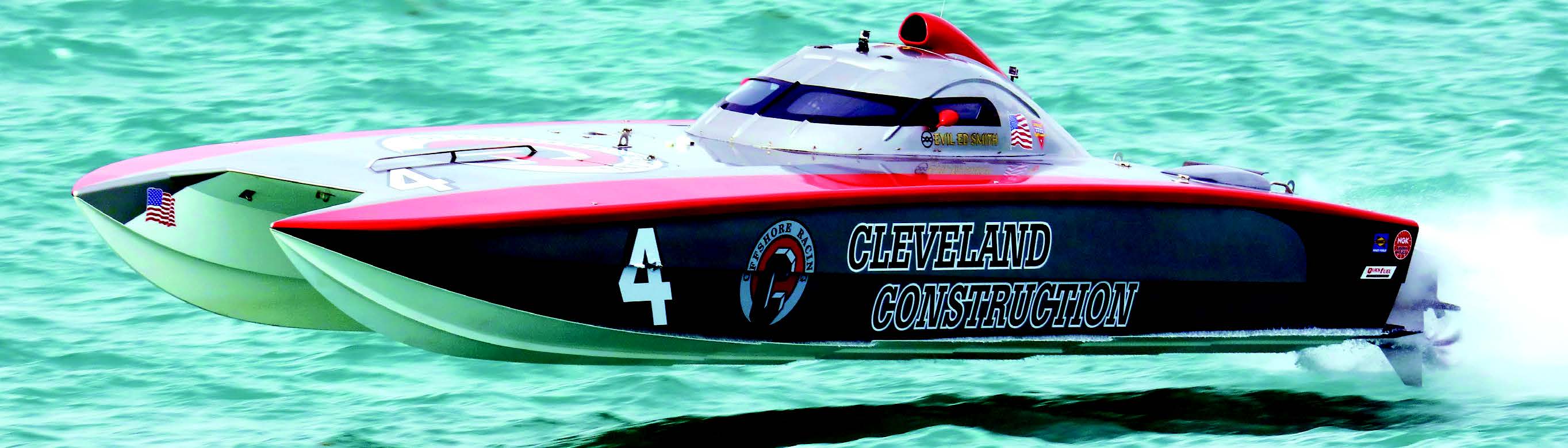 With a season under their belts, the Cleveland Construction team of Keith Holmes and Ed Smith will be tough in Superboat.