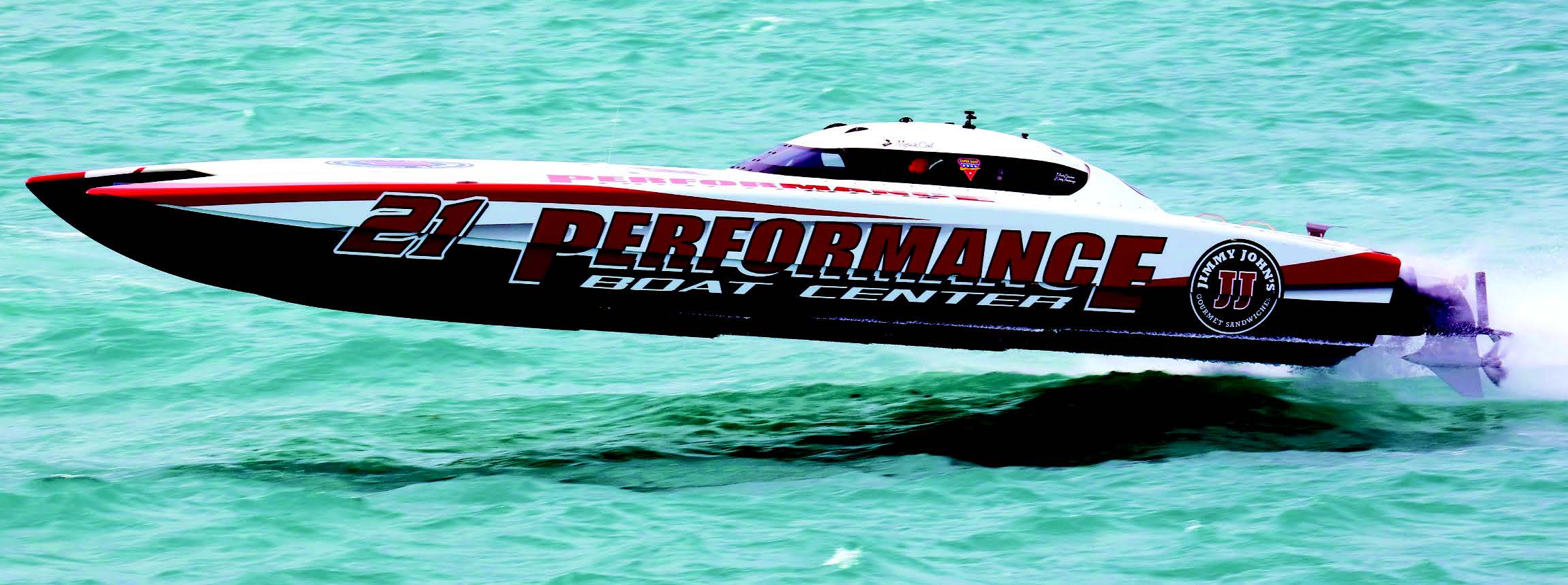 With John Tomlinson on the throttles and extensive off-season testing, the Performance Boat Center team will be serious contenders.