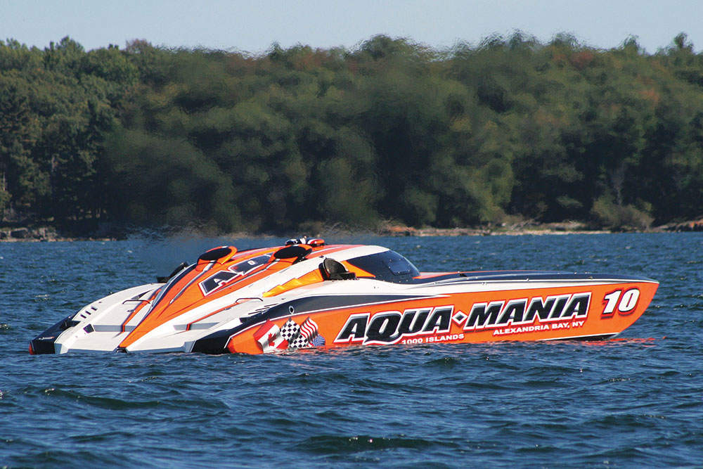 The team hopes their new boat can run from Miami to New York in 10 hours.