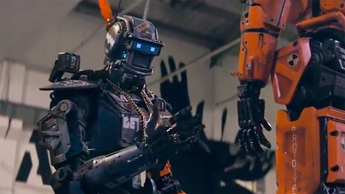 Police Wallpaper 4K, Chappie, Robot, Cyberpunk, Cop