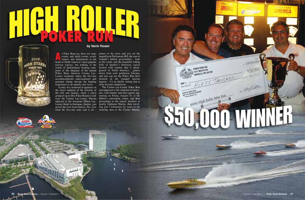The $50,000 High Roller Poker Run